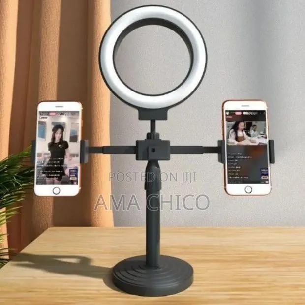 Live Desktop Ring Light Phone Holder · Photo 1