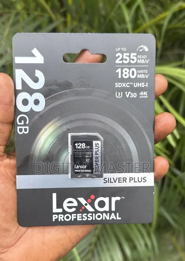Lexar 128gb Professional Silver Plus SD Card · Photo 1