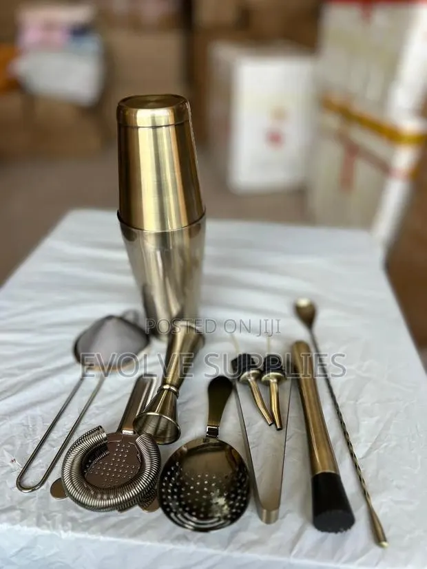 10pcs Brass Cocktail Tools Set · Photo 1