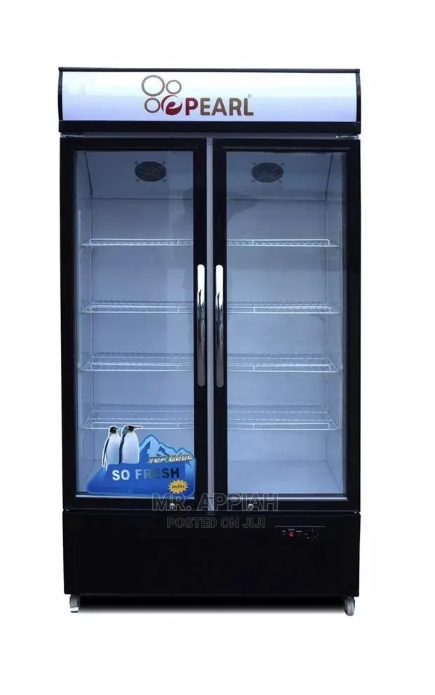 Pearl Double Door Display Fridge / Beverage Cooler PVC-74 · Photo 1