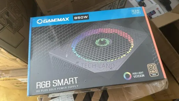 GAMEMAX 850W 80 Plus Gold Power Supply, Japanese Capacitors · Photo 1