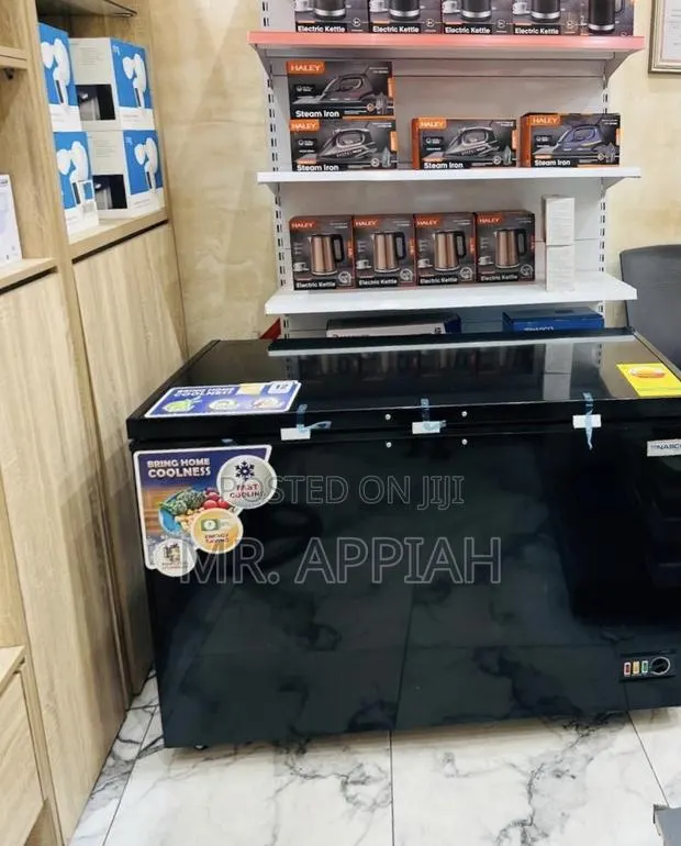 Efficient Nasco 400l Single Door Electric Chest Freezer(Nas475fl)Black · Photo 1