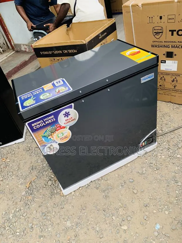 Ultra High Nasco NAS-250FL Chest Freezer - 200 Litres Silver · Photo 1