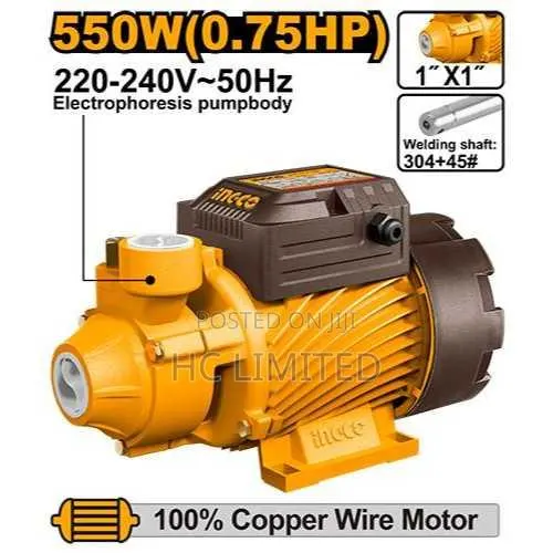 Ingco Water Pump - Vpm55068 · Photo 1