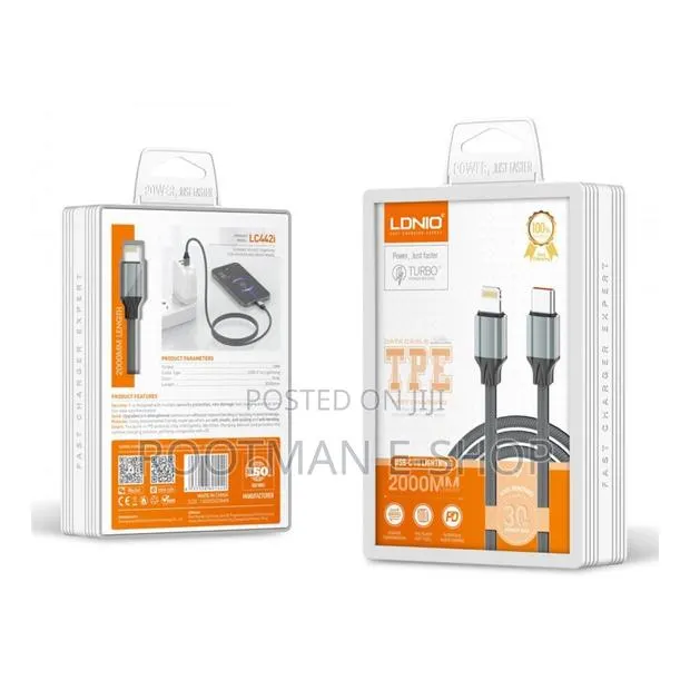 Ldnio Lc441i USB-C to Lightning Cable 1m, 30w Pd Fast Charging · Photo 1