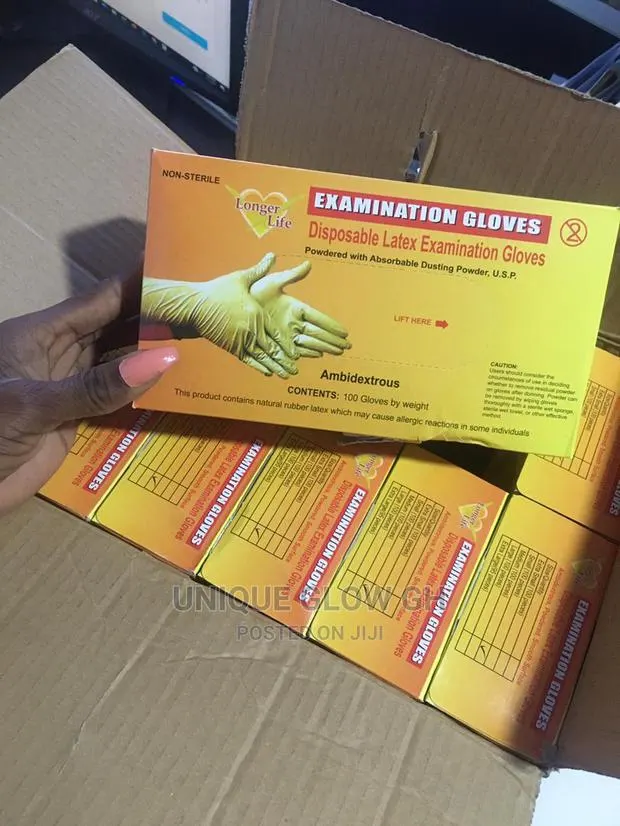 Examination Lightly Powdered Gloves · Photo 1