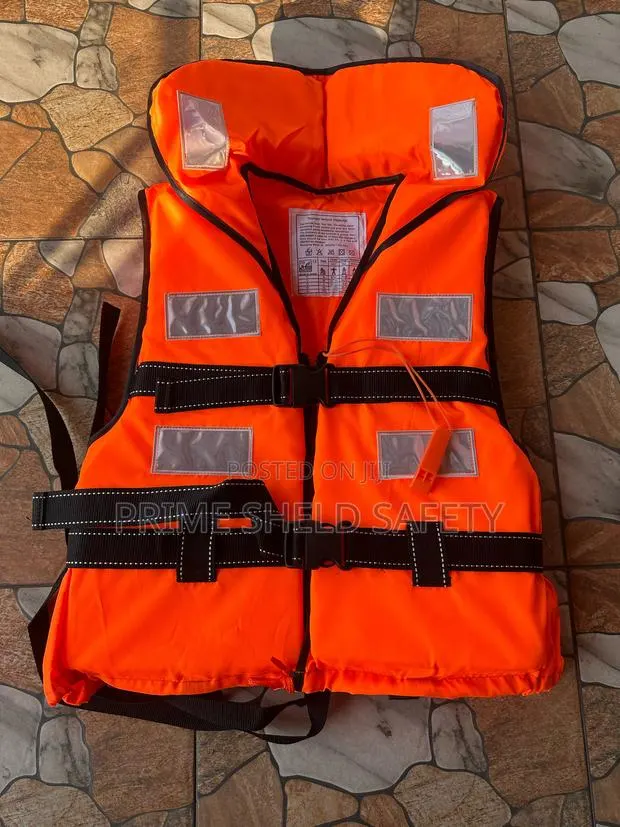 Orange Safety Life Jacket · Photo 1