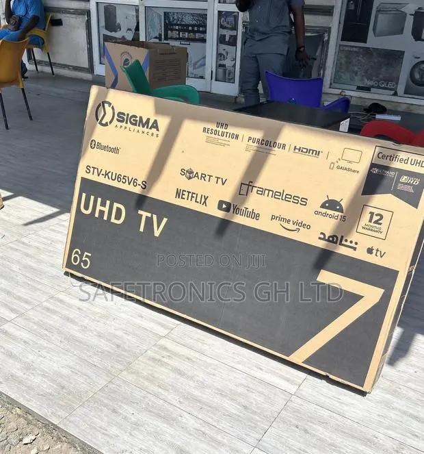 Design Quality Led Sigma Android 65 Inch Digital Satellite Tv · Photo 1