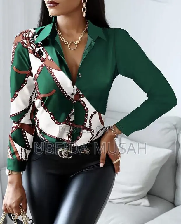 Long Sleeve Button- Down Shirt · Photo 1