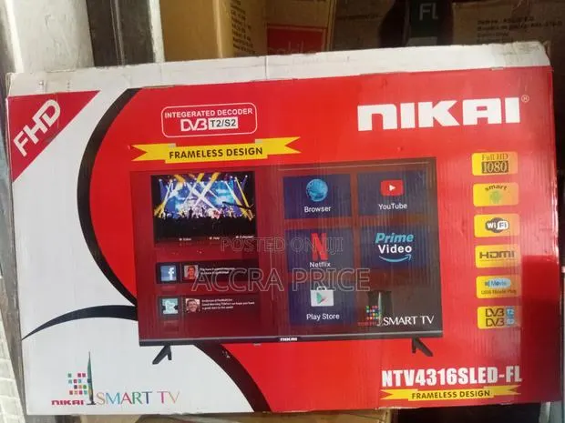 Nikai Smart TV 43 Inch Full HD Frameless TV · Photo 1