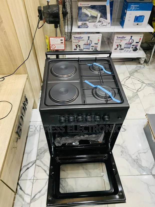 Ultra Modern Sleek Black Gas Electric Volcano 2-2 · Photo 1