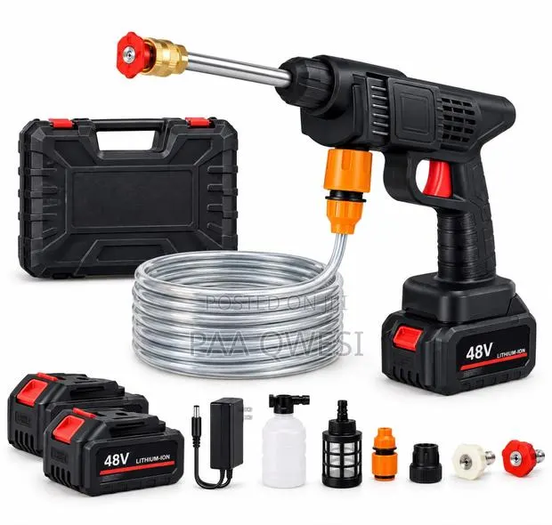 Cordless 48V Pressure Washer With 2 Batteries · Photo 1