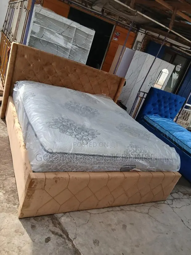 Kings Bed Frame With Mattress · Photo 1