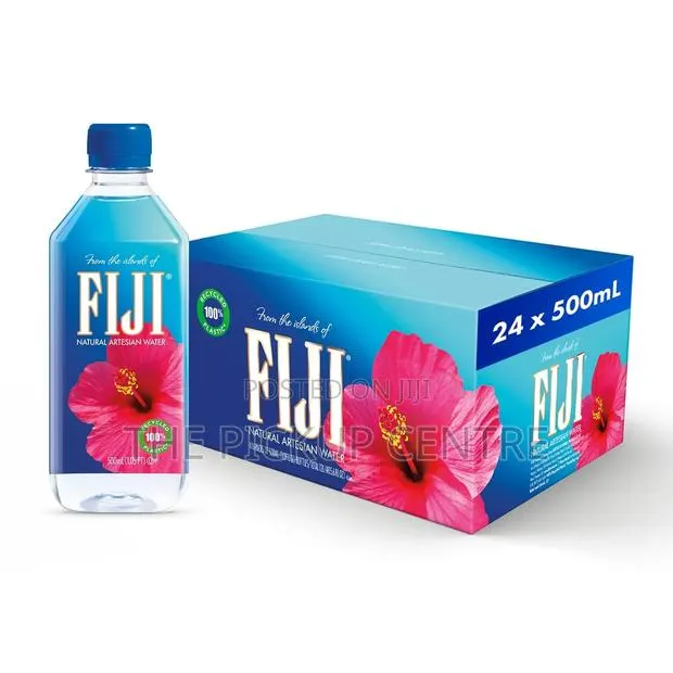 Fiji Natural Water Artesian Water 4x6-Packs of 500ml(16.9fl0z)Bottles · Photo 1