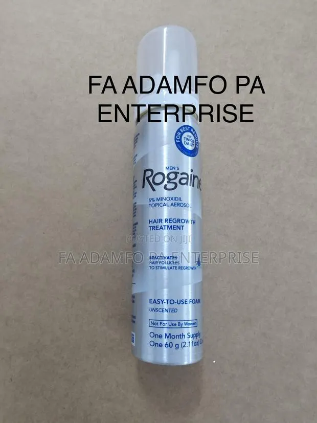 Rogaine Minoxidil Foam For Men - For Receding Hairline And Bald Spots
