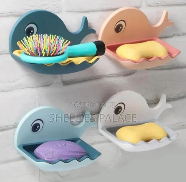 1pc Whale Soap Dishes Bathroom · Photo 1