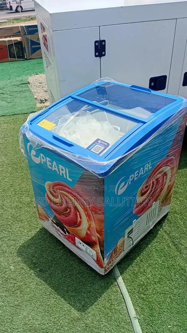 Pearl Glass Top Ice Cream Display Freezer for Shops · Photo 1