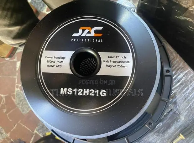 Jac Professional Ms12h21g 12inches Pair of Naked Loudspeaker · Photo 1