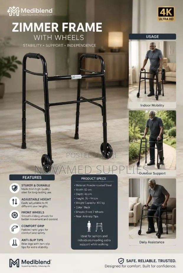 Zimmer Frame With/Without Wheels · Photo 1
