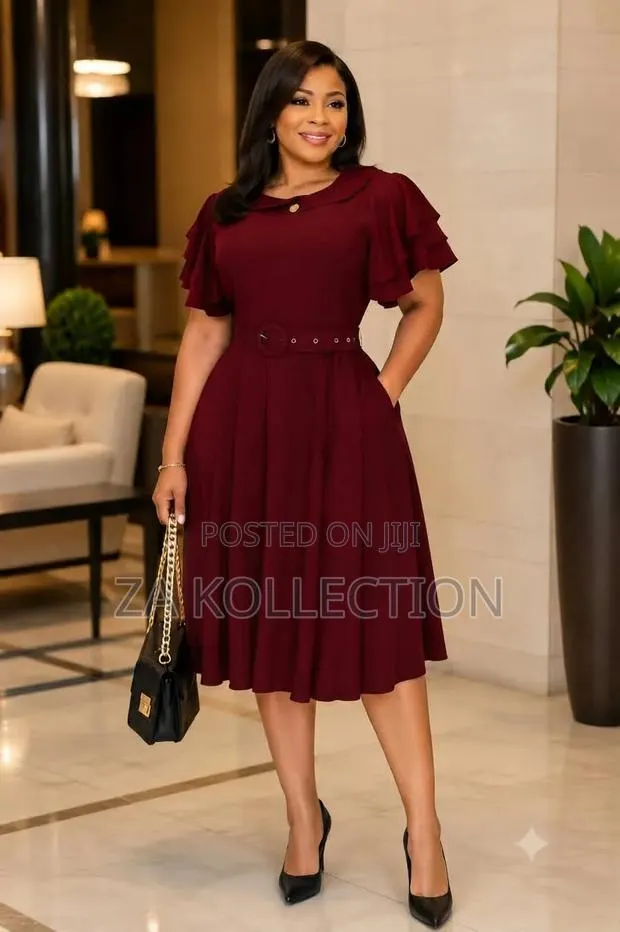 Fashion Flare Ladies Office Dress · Photo 1