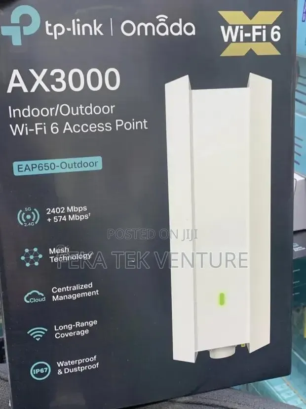 TP-Link Eap 650 AX3000 Indoor/Outdoor Wifi 6 Access Point · Photo 1