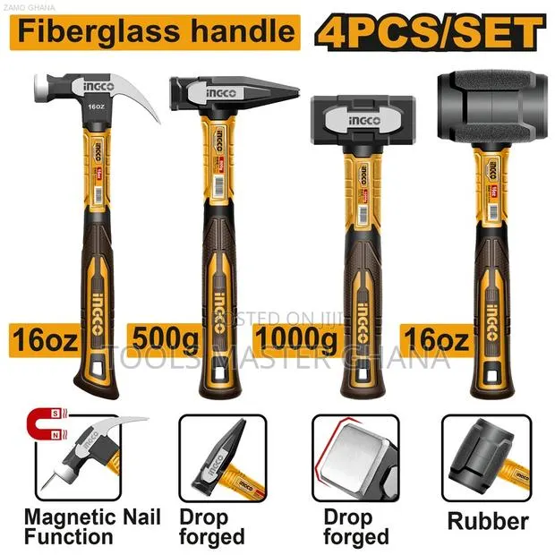 4pcs Hammer Set - Hch9004 · Photo 1
