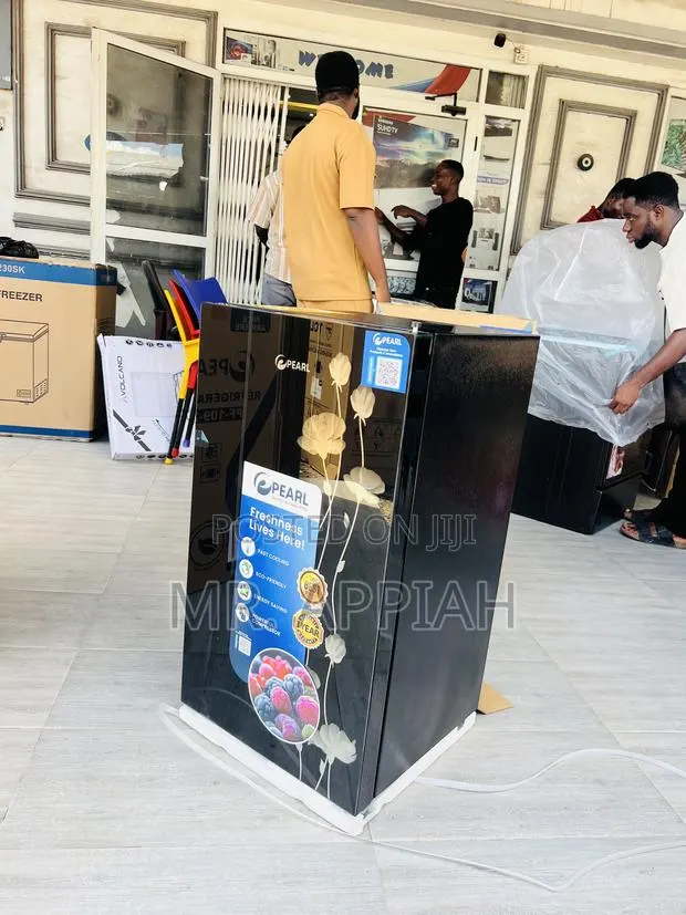 Shop Premium Pearl Single Door Table Top Fridge(Mirror)Black · Photo 1