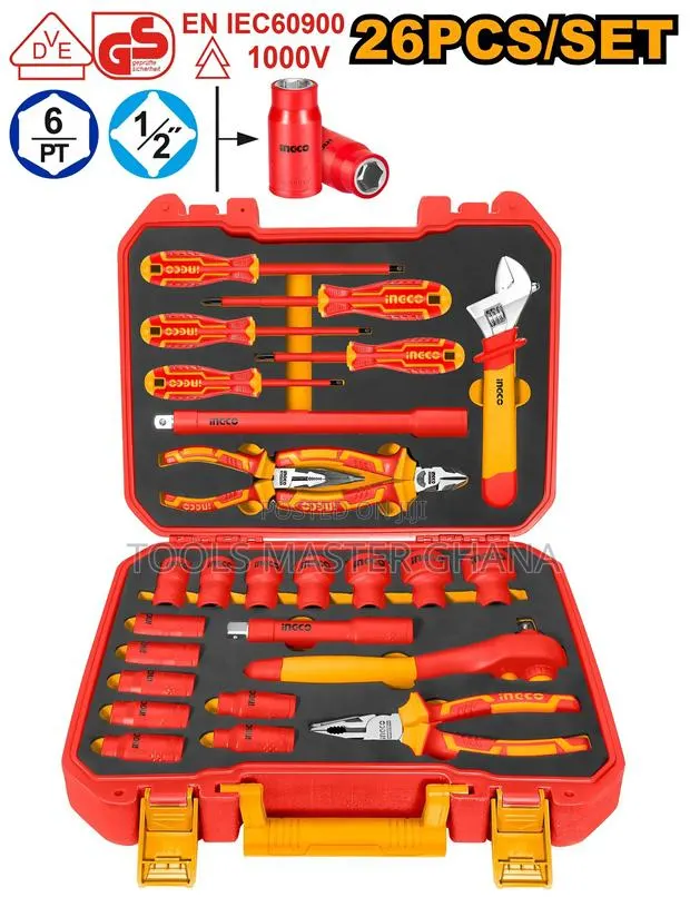 26 Pcs Insulated Hand Tools Set - Hkith2601 · Photo 1