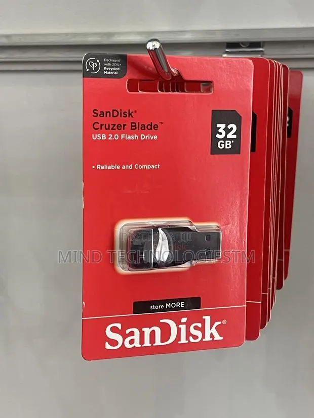 Original Sandisk Cruzer Blade 32gb Usb 2.0 Flash Drive · Photo 1
