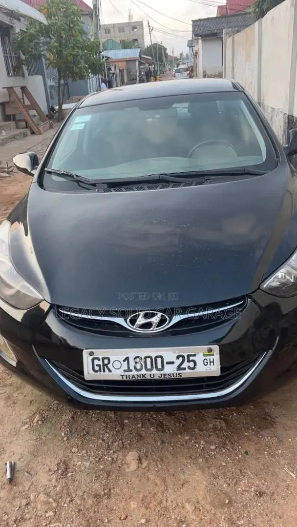 Hyundai Elantra 2012 Black · Photo 1