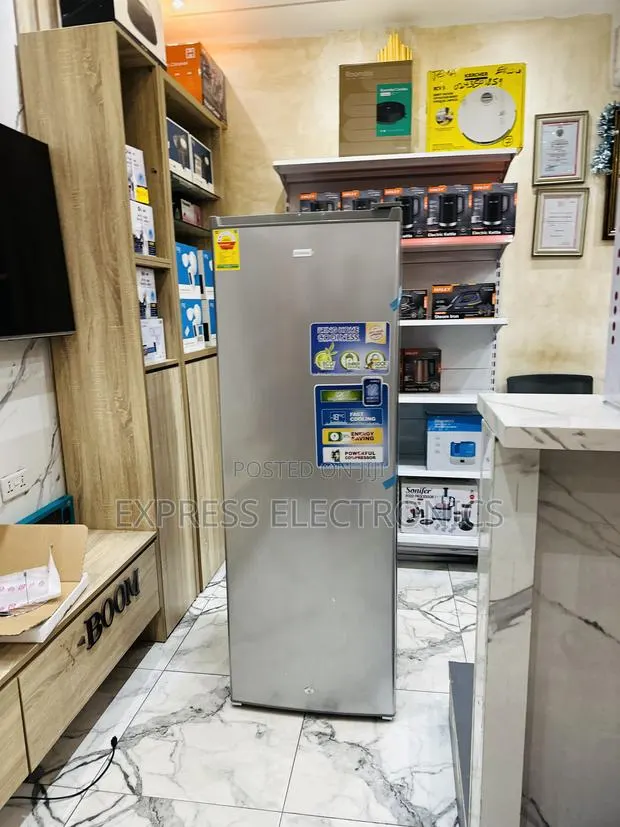 High Quality Sleek Grey Upright Single Door Freezer Nasd1-33 · Photo 1