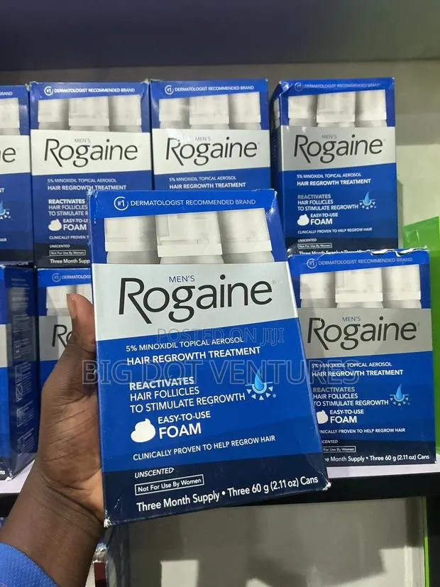 5% Minoxidil Topical Aerosol Rogaine · Photo 1