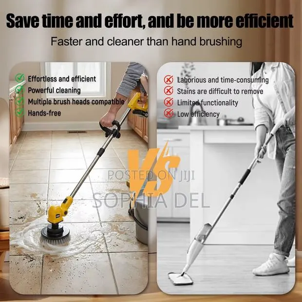 Electric Spin Scrubber 20V Bathroom, Tiles, Floors, Car · Photo 1