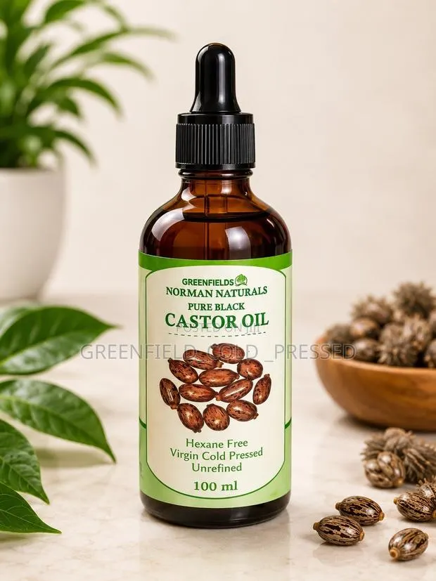 Cold Pressed Castor Oil 100ml Glass Dropper · Photo 1