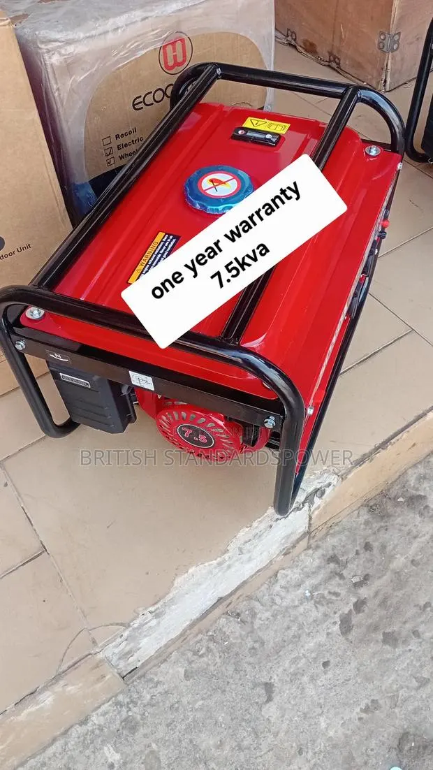 Opened Frame 7.5kva Petrol Generator · Photo 1
