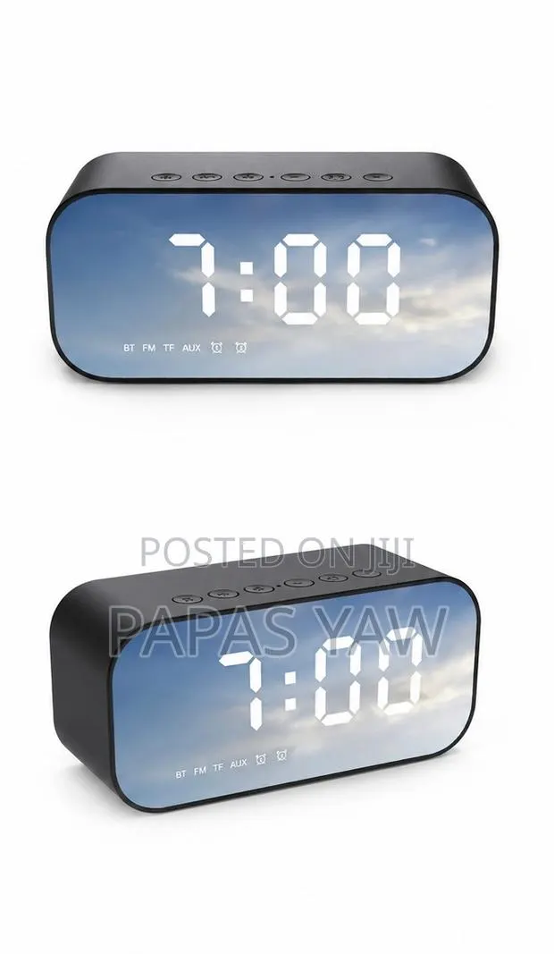 Bt Speaker Alarm Clock Mirror Speaker · Photo 1