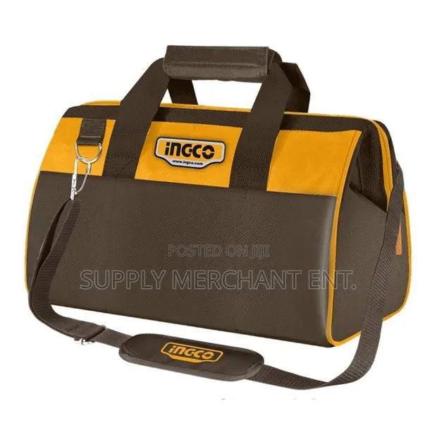 Ingco 19" Heavy-Duty Tool Bag With Shoulder Strap & 14 Pocket · Photo 1