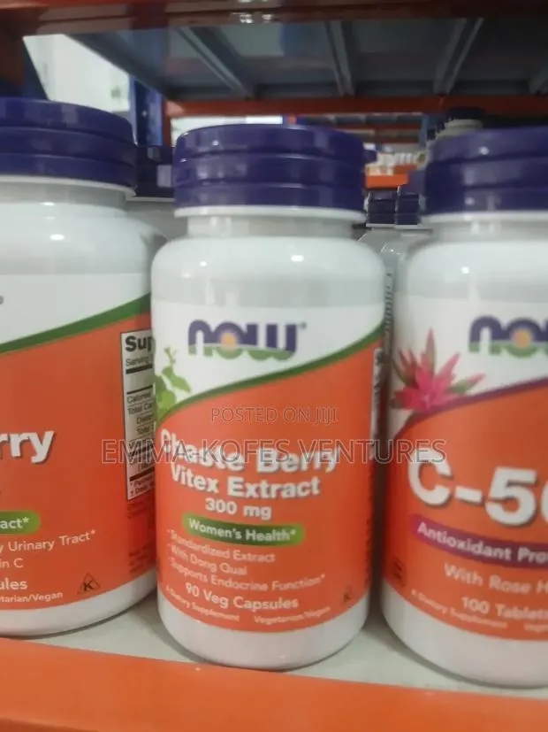 Now Chaste Berry Vitex Extract 300mg 90 Veg Capsules - Women's Health · Photo 1