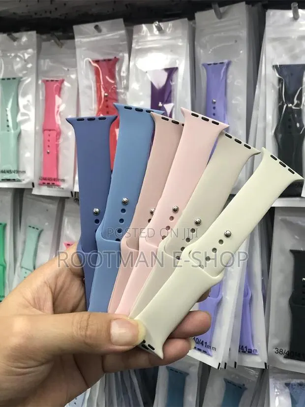 Silicone Strap for Apple Watch Band 42mm to 46mm Sport · Photo 1