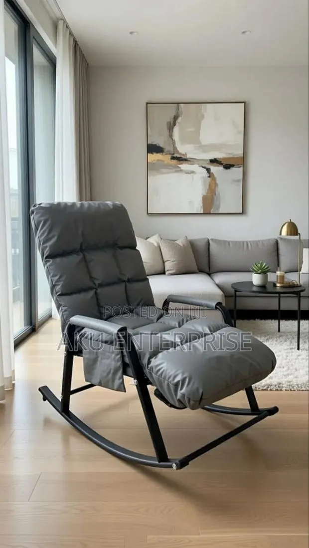 Rocking Chair-cream Soft Teddy Fleece · Photo 1