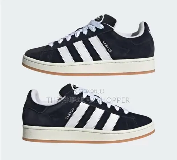 Adidas Campus Ad Black And White Stripes · Photo 1