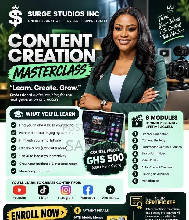Content Creation Masterclass | Content Creation From Beginner to Pro · Photo 1