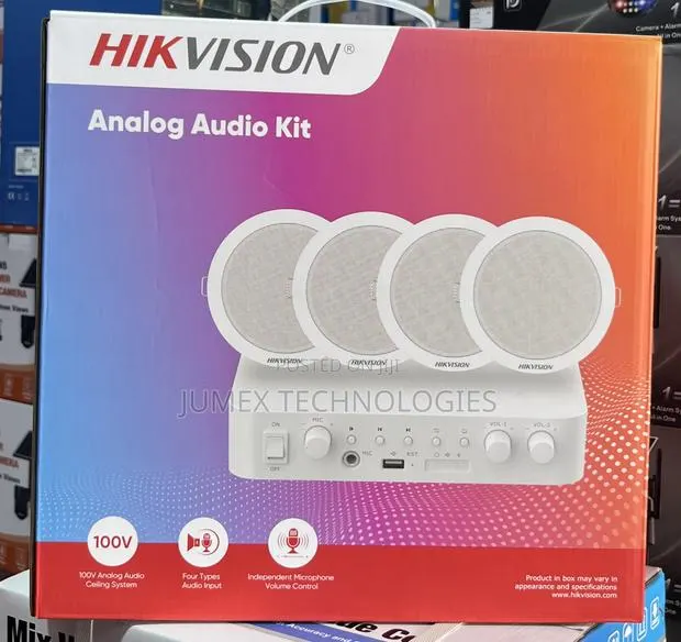 Hikvision Analog Audio Kit 100v 60w 2-Zone Amplifier Ds-Qae0ka60206-4 · Photo 1