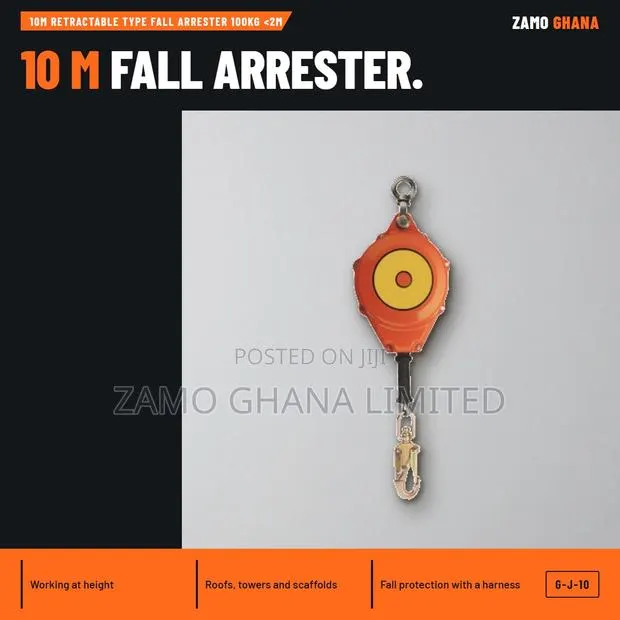 10M Retractable Type Fall Arrester 100Kg <2M - G-J-10 · Photo 1