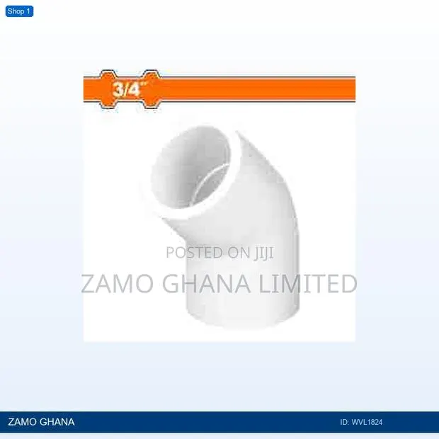PVC 45° Elbow - Wvl1824 · Photo 1