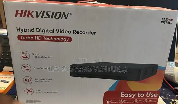 CCTV DVR Ds-7208hghi-M1/T 8-Ch 1080p Lite 1u H.265 DVR · Photo 1