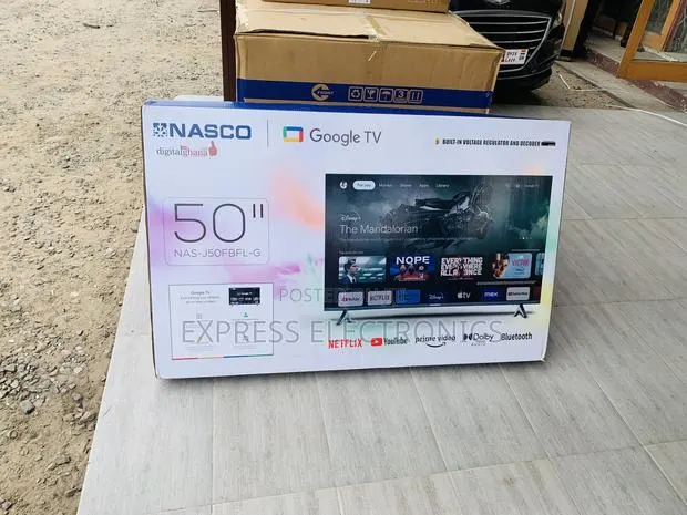 Brand New Nasco 50 UHD Digital Satellite Smart TV NAS-J50FUS-And · Photo 1