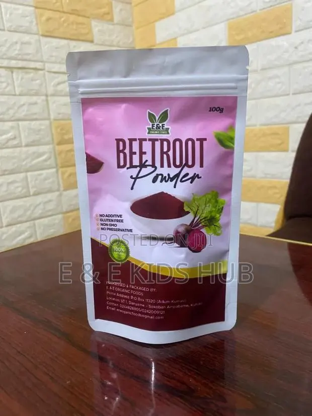 Organic Beetroot Powder, 100g · Photo 1