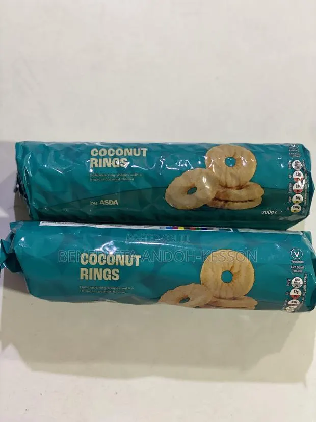 Asda Coconut Rings Biscuits · Photo 1