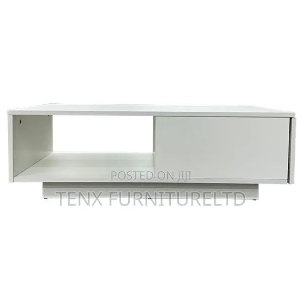 Coffee Table With Side Drawer Storage · Photo 1